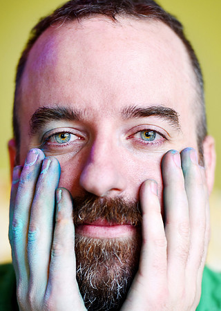 Greenville artist Grey Thompson.