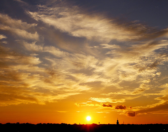 Sunset in Greenville, SC